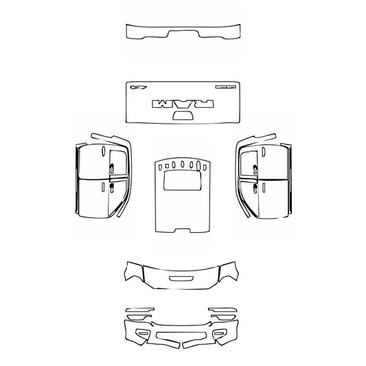 Pre-Cut PPF RAM Trucks 2500 Crew Cab Laramie 2025 - PPF-Kits