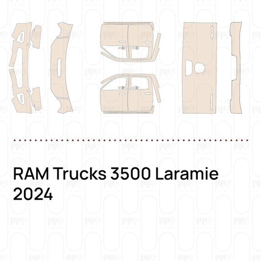 RAM Trucks 3500 Laramie 2024 – Film de protection PPF prédécoupé