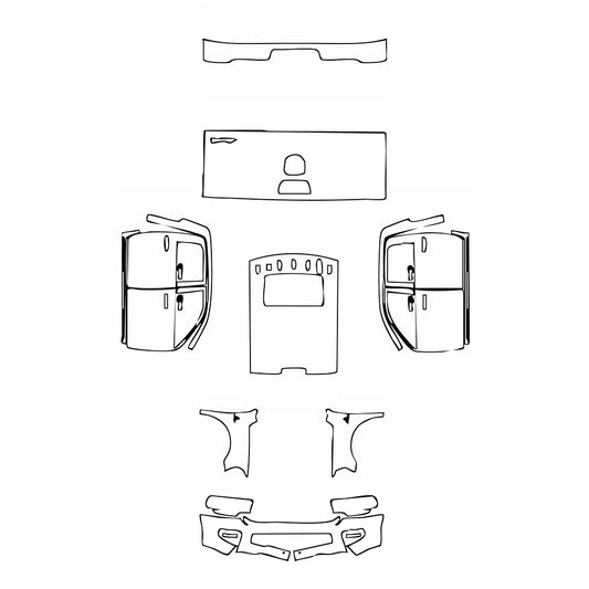 Pre-Cut PPF RAM Trucks 3500 Tradesman 2024 - PPF-Kits
