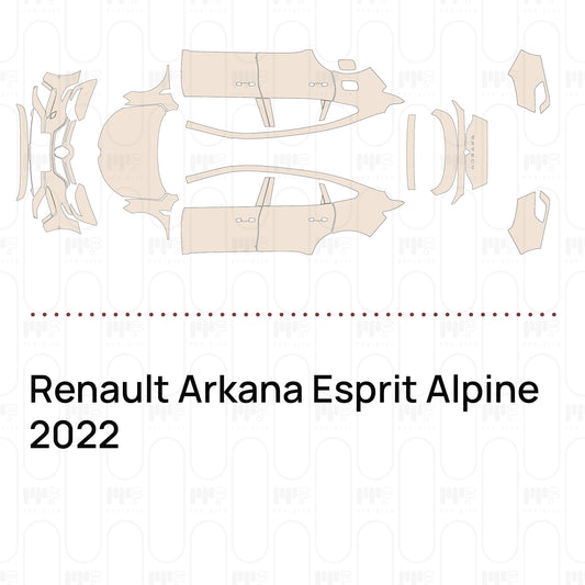 PPF prédécoupé Renault Arkana Esprit Alpine 2022