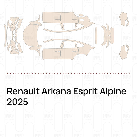 PPF prédécoupé Renault Arkana Esprit Alpine 2025