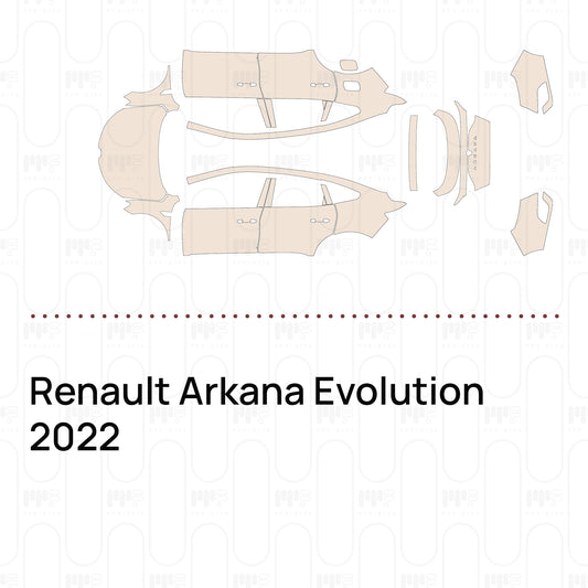 PPF prédécoupé Renault Arkana Evolution 2022