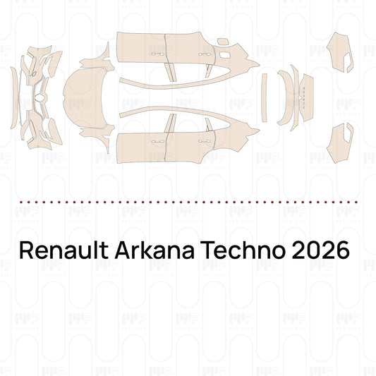 PPF prédécoupé Renault Arkana Techno 2026