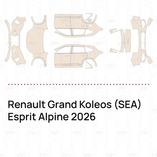 PPF prédécoupé Renault Grand Koleos (SEA) Esprit Alpine 2026