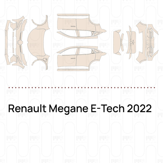 PPF prédécoupé Renault Megane E-Tech 2022