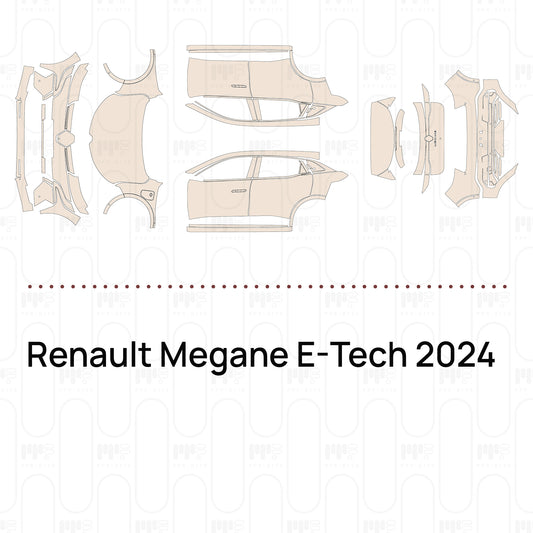 PPF prédécoupé Renault Megane E-Tech 2024