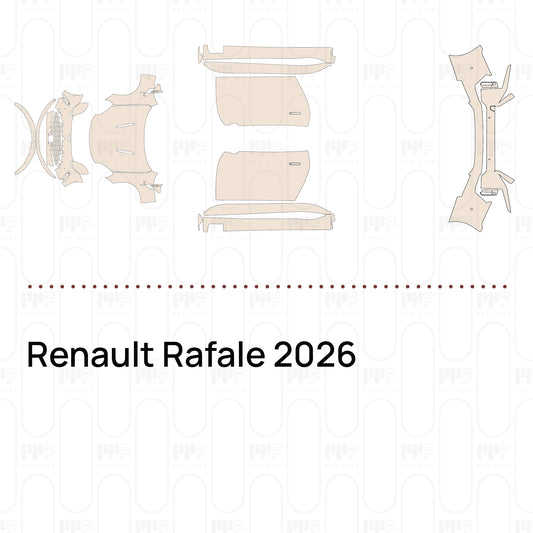 PPF prédécoupé Renault Rafale 2026