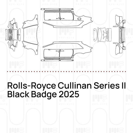 Pre-Cut PPF Rolls-Royce Cullinan Series II Black Badge 2025
