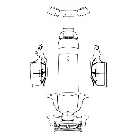 Pre-Cut PPF Rolls-Royce Ghost Extended Wheelbase 2025 - PPF-Kits