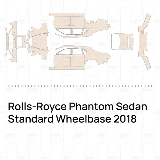 PPF prédécoupé Rolls-Royce Phantom Sedan Standard Wheelbase 2018