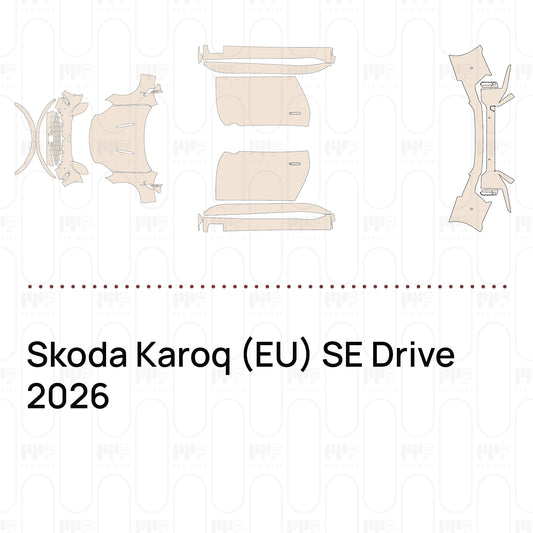 PPF prédécoupé Skoda Karoq (EU) SE Drive 2026
