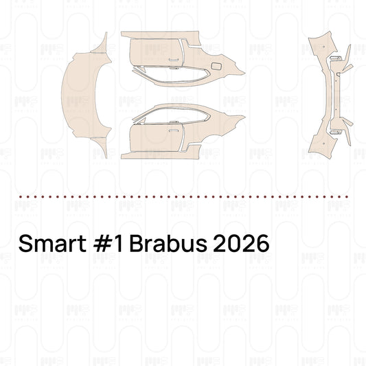 PPF prédécoupé Smart #1 Brabus 2026