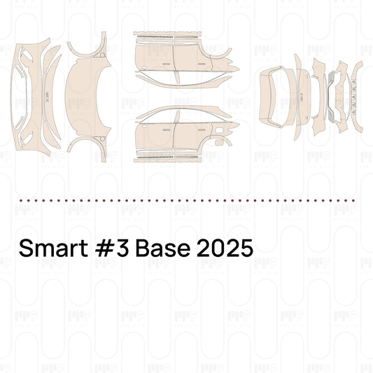 PPF prédécoupé Smart #3 Base 2025