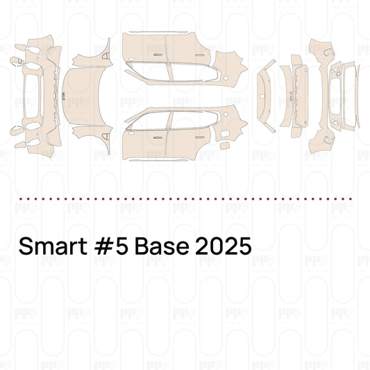 PPF prédécoupé Smart #5 Base 2025