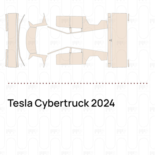 PPF prédécoupé Tesla Cybertruck 2024