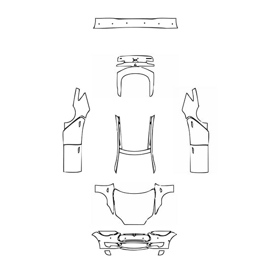 Pre-Cut PPF Tesla Model S 2013 - PPF-Kits