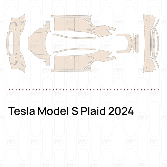 PPF prédécoupé Tesla Model S Plaid 2024