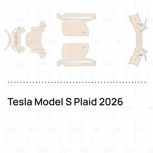 PPF prédécoupé Tesla Model S Plaid 2026