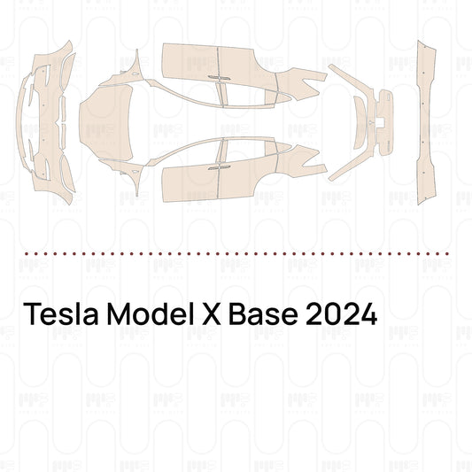 PPF prédécoupé Tesla Model X Base 2024