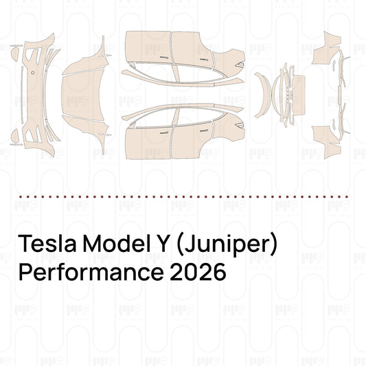 PPF prédécoupé Tesla Model Y (Juniper) Performance 2026