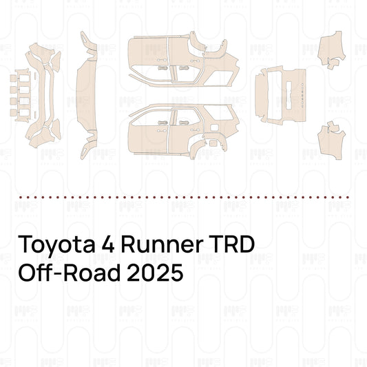PPF prédécoupé Toyota 4 Runner TRD Off-Road 2025