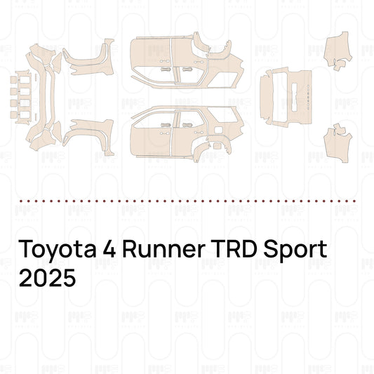 PPF prédécoupé Toyota 4 Runner TRD Sport 2025