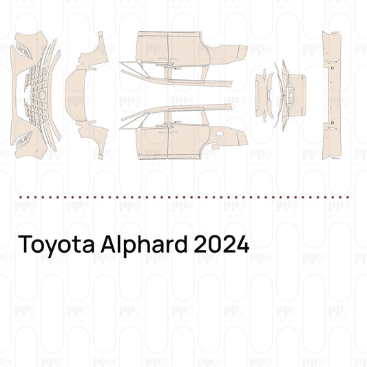 PPF prédécoupé Toyota Alphard 2024