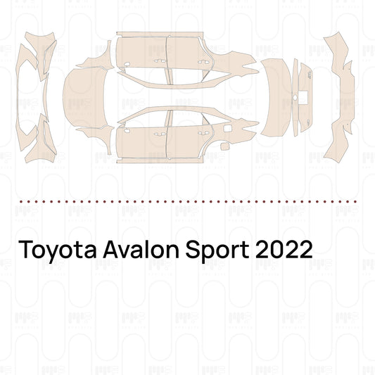 PPF prédécoupé Toyota Avalon Sport 2022