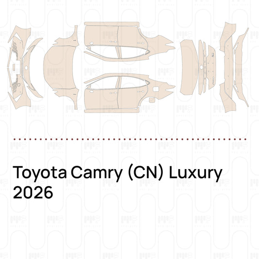 PPF prédécoupé Toyota Camry (CN) Luxury 2026