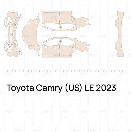 PPF prédécoupé Toyota Camry (US) LE 2023