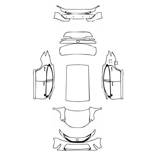 Pre-Cut PPF Toyota Camry (US) XLE 2025 - PPF-Kits