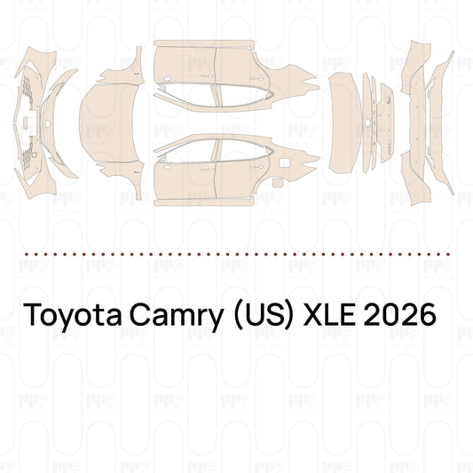 PPF prédécoupé Toyota Camry (US) XLE 2026