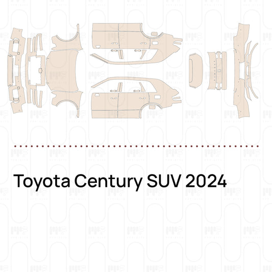 PPF prédécoupé Toyota Century SUV 2024