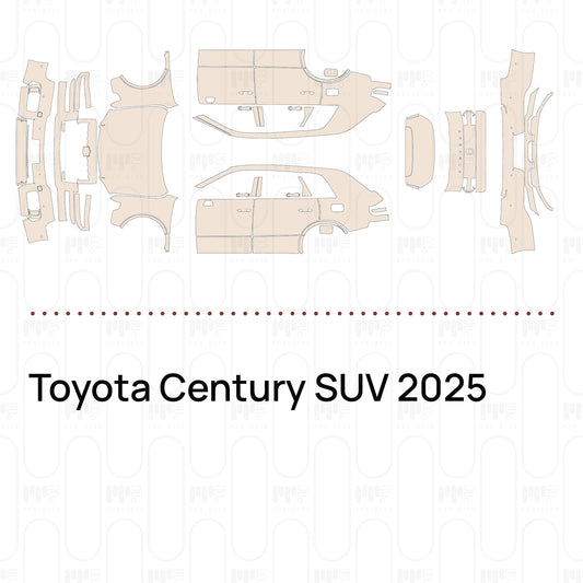 PPF prédécoupé Toyota Century SUV 2025