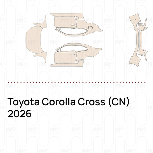 PPF prédécoupé Toyota Corolla Cross (CN) 2026