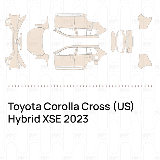 PPF prédécoupé Toyota Corolla Cross (US) Hybrid XSE 2023