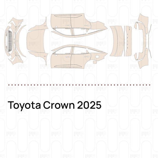 PPF prédécoupé Toyota Crown 2025