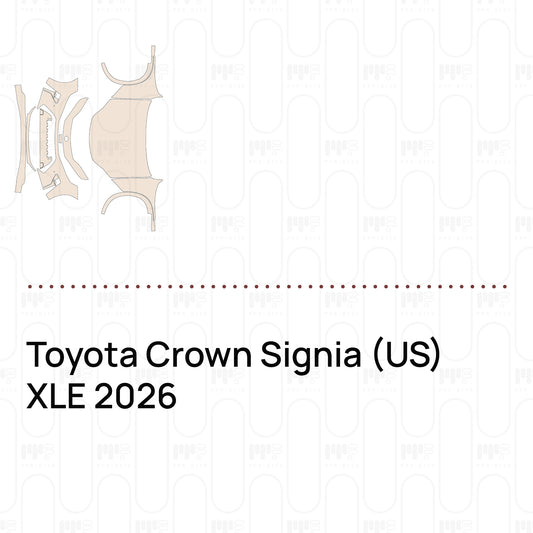 PPF prédécoupé Toyota Crown Signia (US) XLE 2026