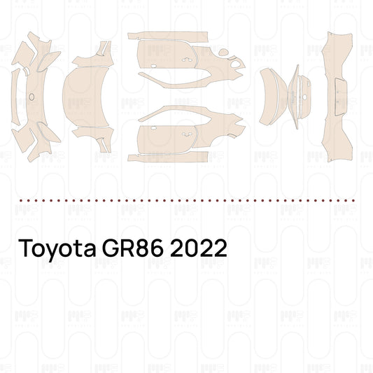 PPF prédécoupé Toyota GR86 2022
