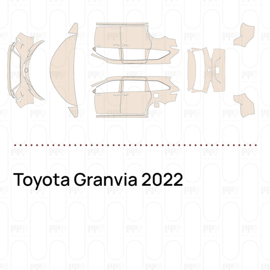 PPF prédécoupé Toyota Granvia 2022