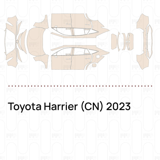 PPF prédécoupé Toyota Harrier (CN) 2023