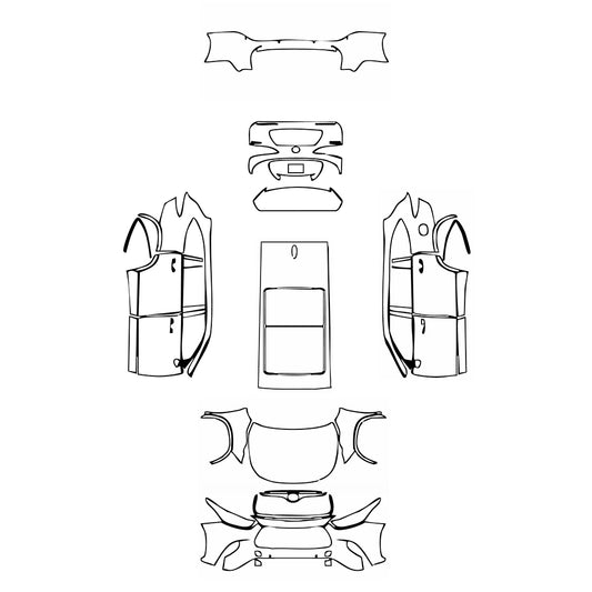 Pre-Cut PPF Toyota Highlander (CN) 2025 - PPF-Kits