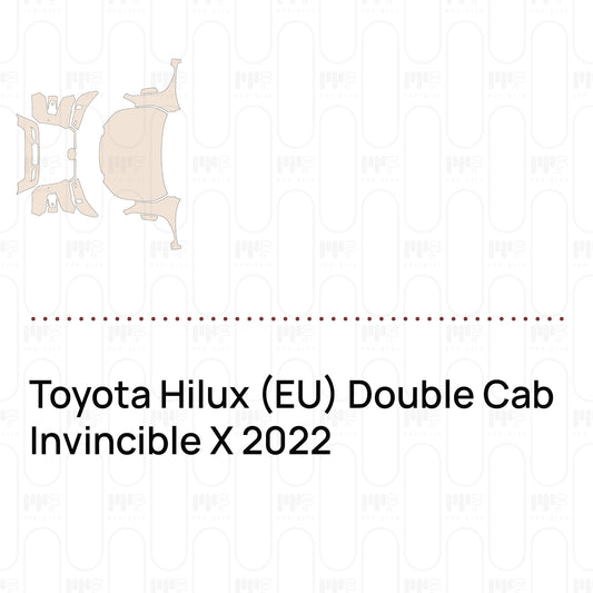 PPF prédécoupé Toyota Hilux (EU) Double Cab Invincible X 2022