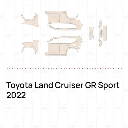 PPF prédécoupé Toyota Land Cruiser GR Sport 2022
