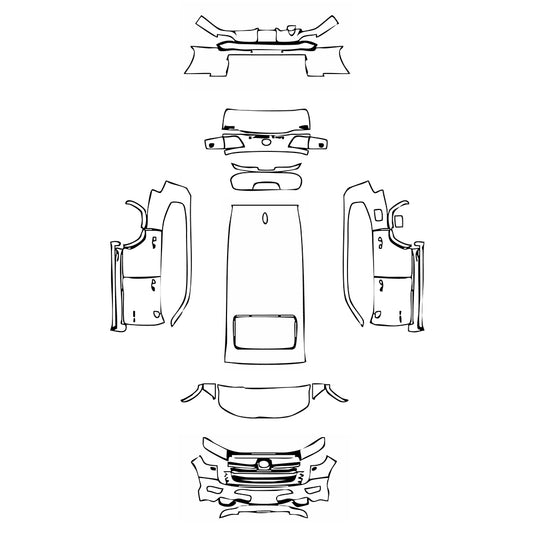 Pre-Cut PPF Toyota Land Cruiser (ME) GXR 2025 - PPF-Kits