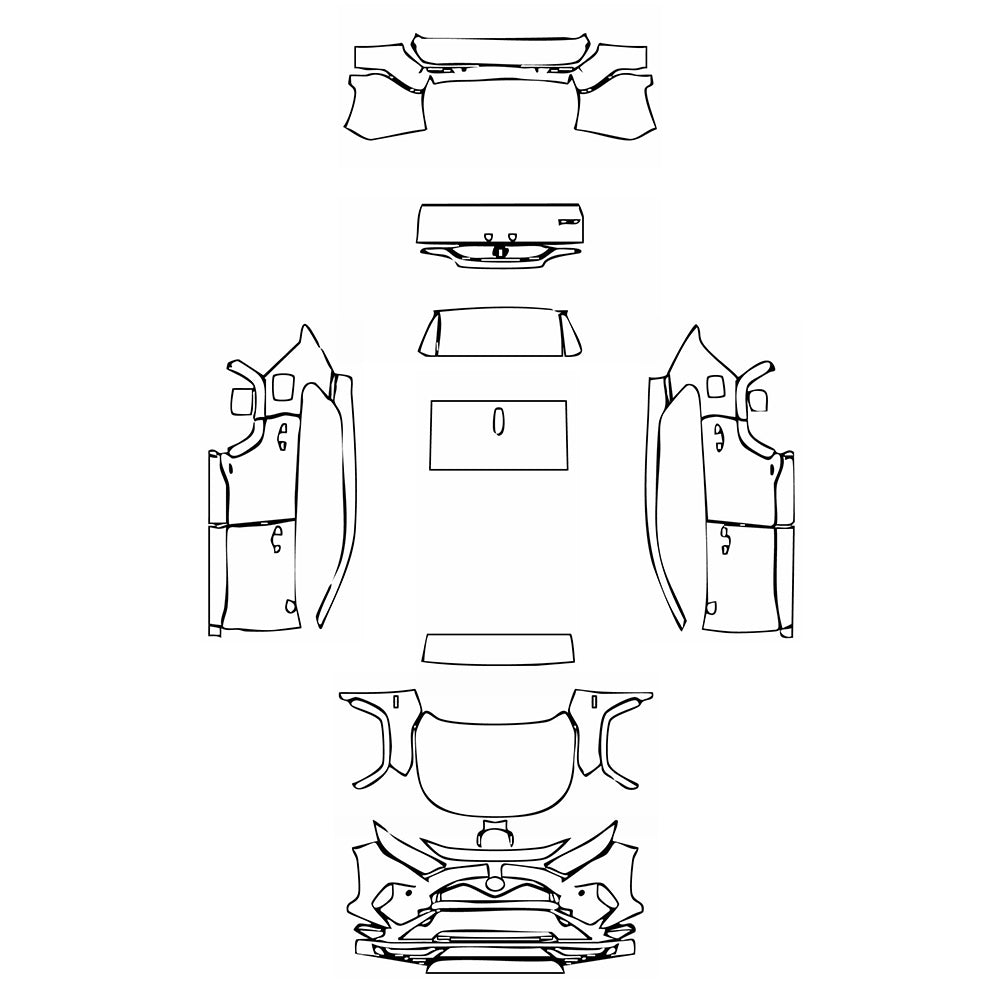 Pre-Cut PPF Toyota RAV4 Prime (US) SE 2024 - PPF-Kits