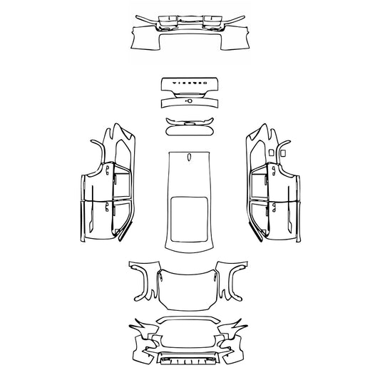 PPF prédécoupé Toyota Sequoia Capstone 2025