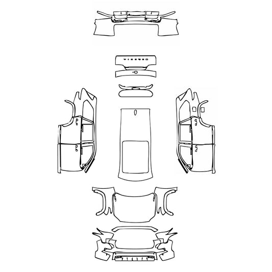PPF prédécoupé Toyota Sequoia SR5 2025
