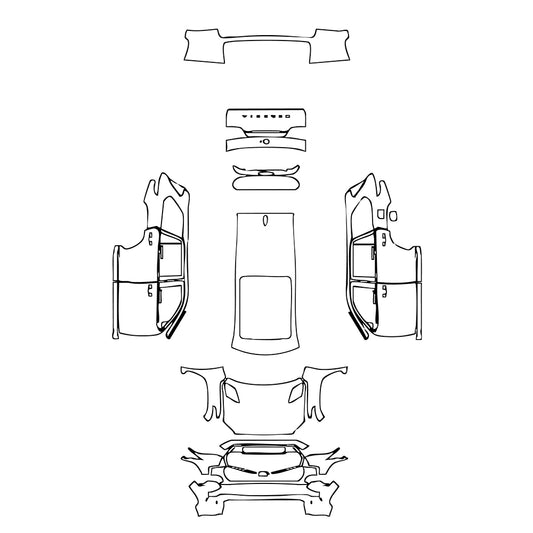 PPF prédécoupé Toyota Sequoia TRD Pro 2025