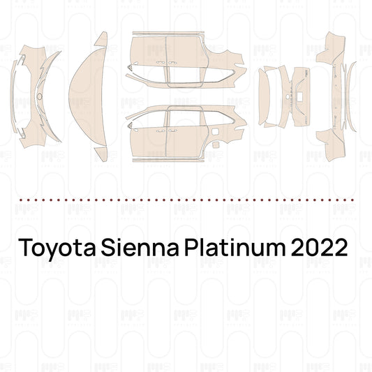 PPF prédécoupé Toyota Sienna Platinum 2022